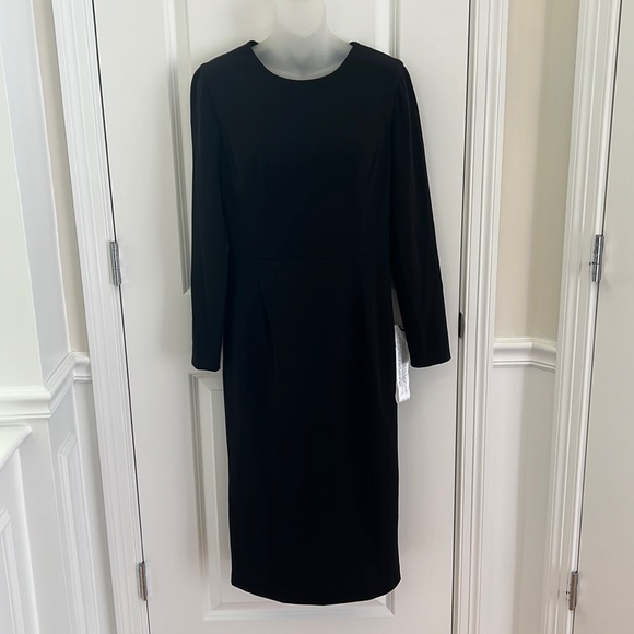 Dress The Population Silas Dress Black Lace Up Back Size Large - Picture 4 of 11